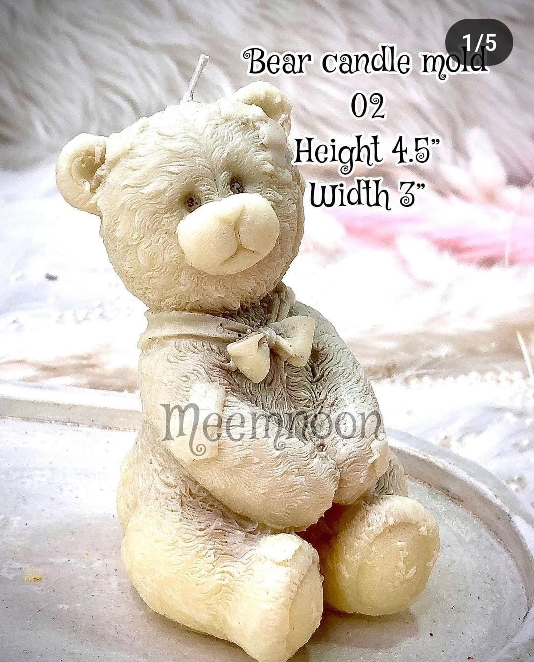 Bear Candle Mold 02