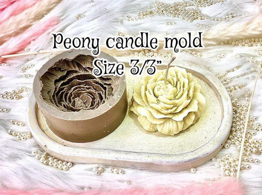 Peony Candle Mold