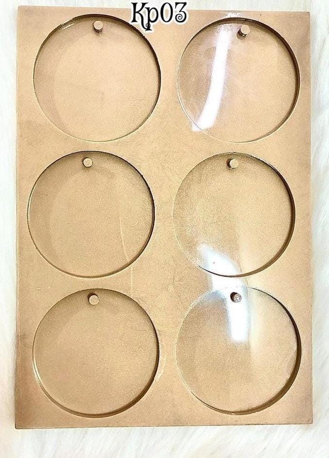 Plain Circles Keychain Molds