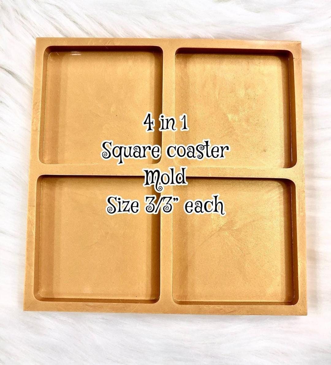 Square Rosti Mold 4 in 1 Square Coaster Mold – meemnoonstudio