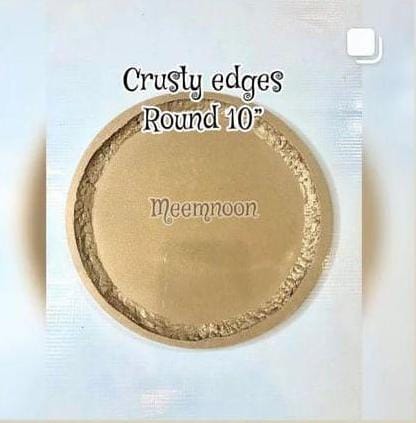 Crusty Edges Round Tray/Platter Mold