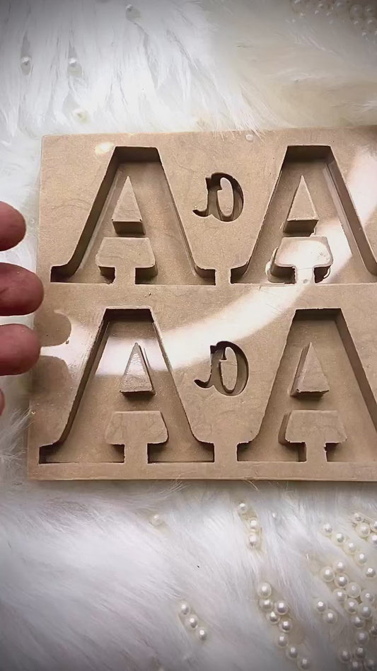 Letter "A" 4 in 1 Mold.