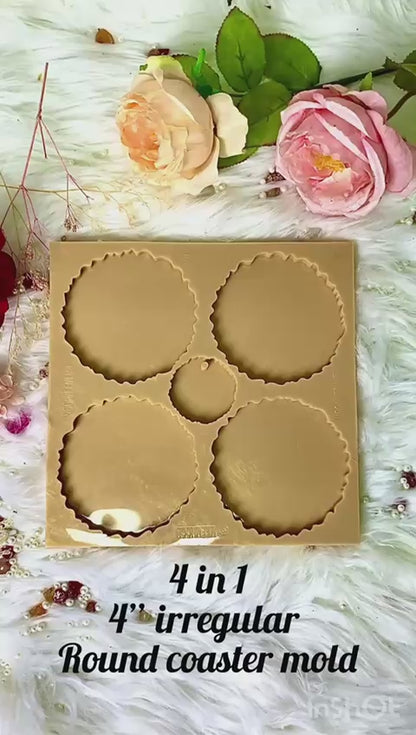 4" Coaster Mold