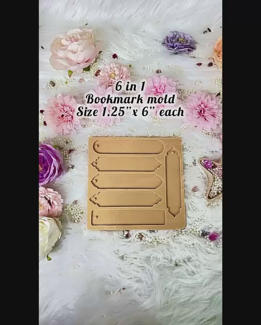 6 in 1 Bookmark Mold
