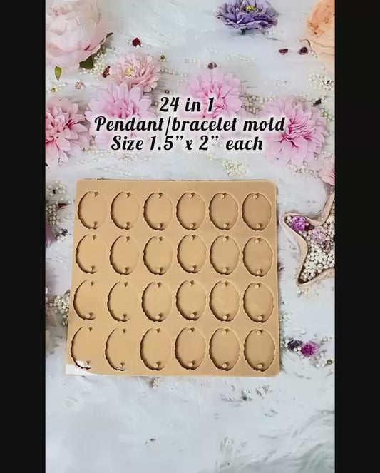 24 in 1 Pendant and Bracelet Mold