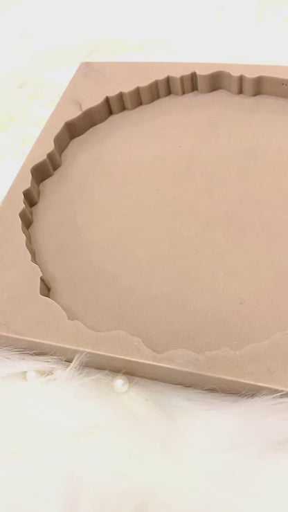 Irregular Edges Coaster 5'' Mold