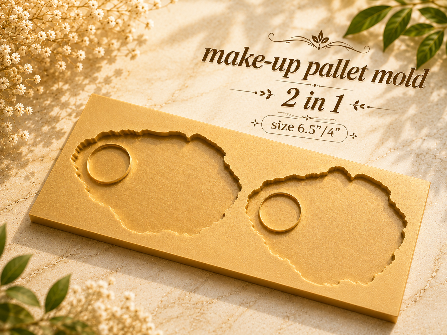 Makeup Mixing Pallet Mold 01