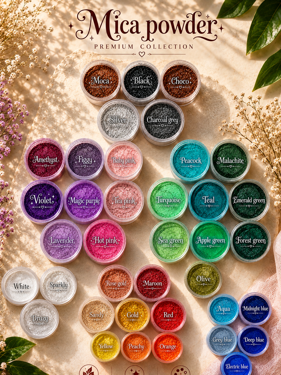 Mica Powder Colors