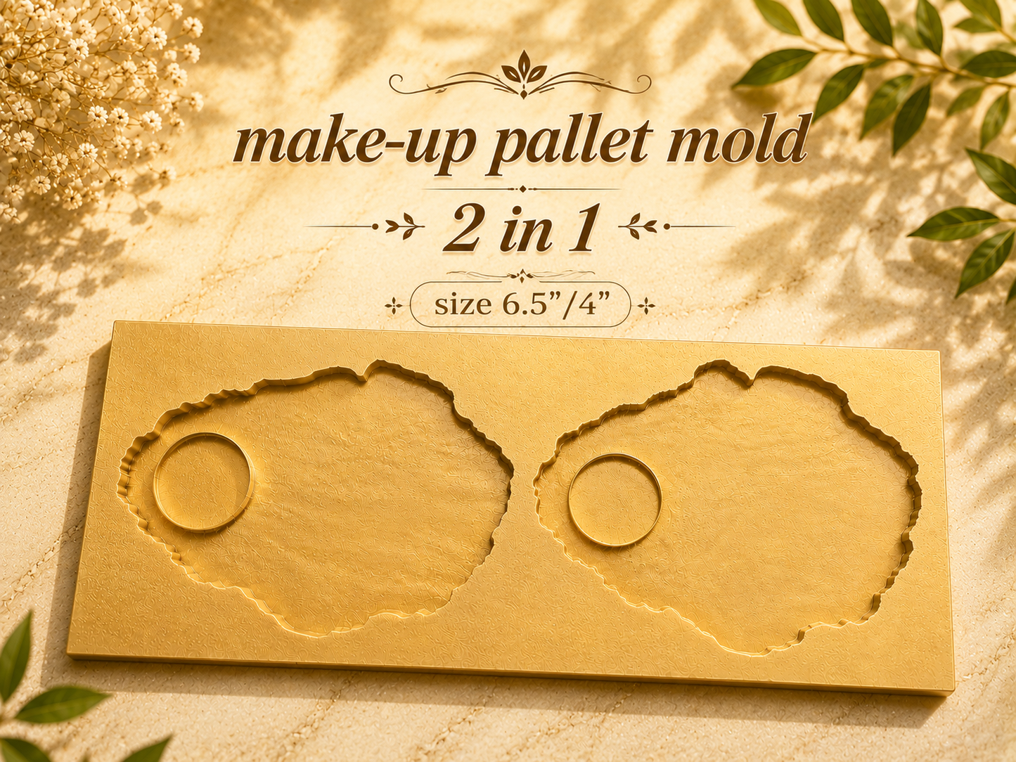 Makeup Mixing Pallet Mold 01