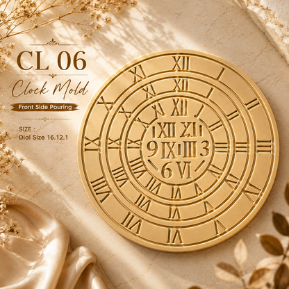 Clock Mold Front Side Pouring( Cl 06)