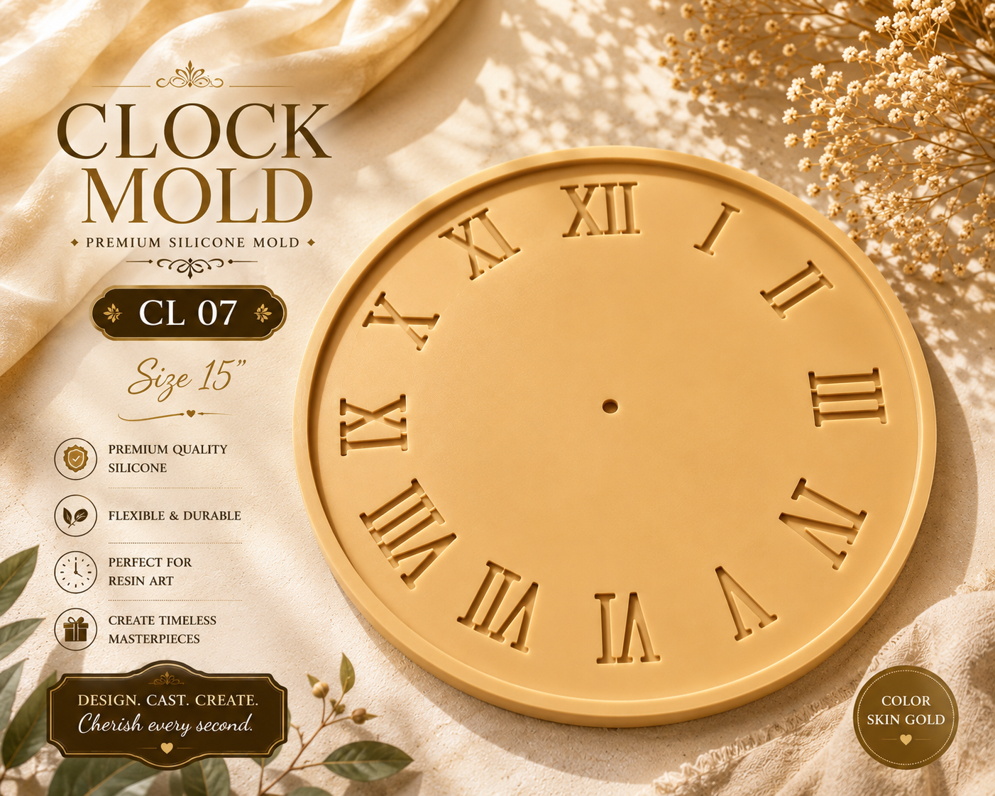 Clock mold ( Cl 07)