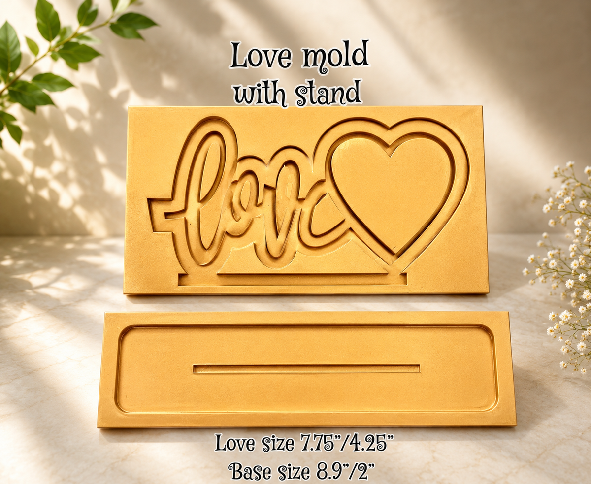 Love Mold with stand