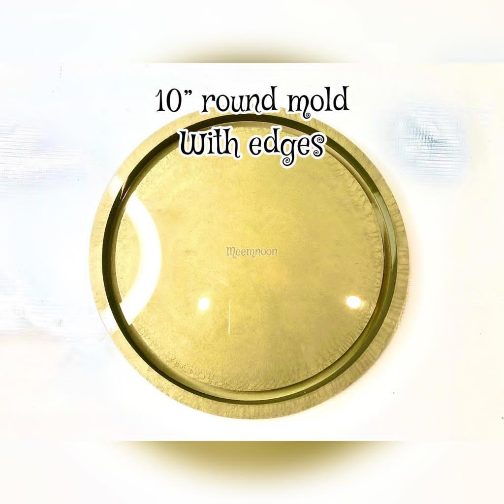 Round Tray Mold with edges