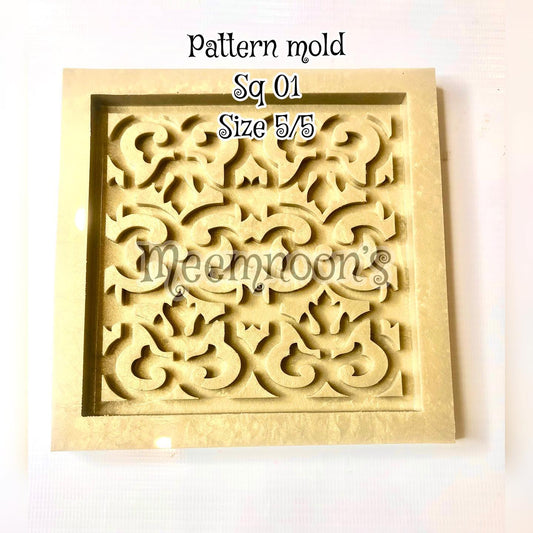 Islamic Pattern Coaster Mold SQ 01