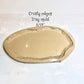 Crusty Edges Oval Trinket Tray Mold