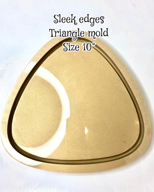 Sleek Edges Triangle Tray/Platter Mold