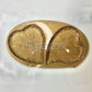 Crusty Edges Heart Coaster Mold