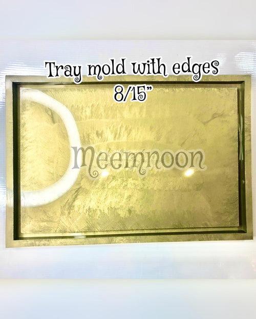 Plain Edges Rectangular Tray Mold 8"/15"