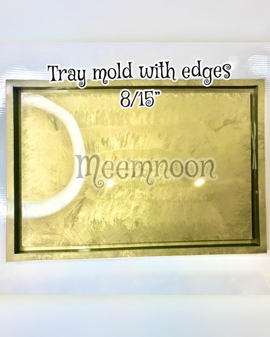 Plain Edges Rectangular Tray Mold 8"/15"