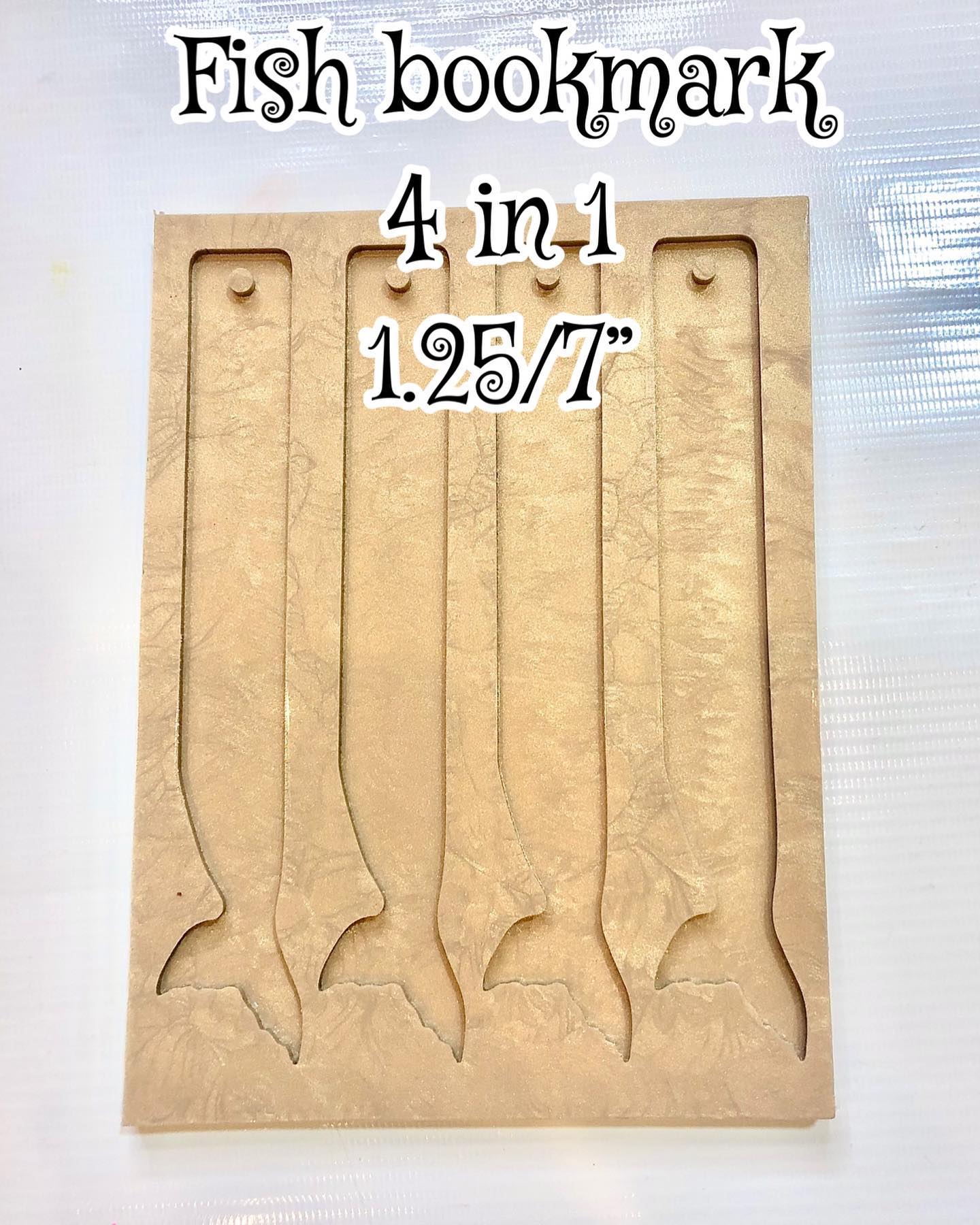Fish Shaped Bookmark Molds 4 in 1