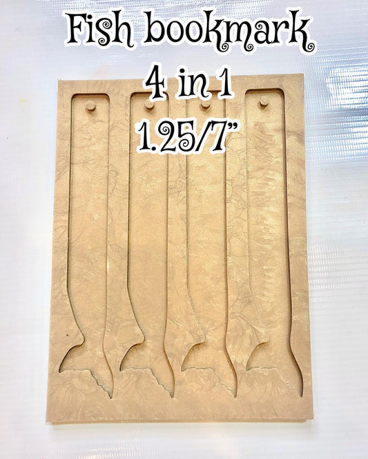 Fish Shaped Bookmark Molds 4 in 1