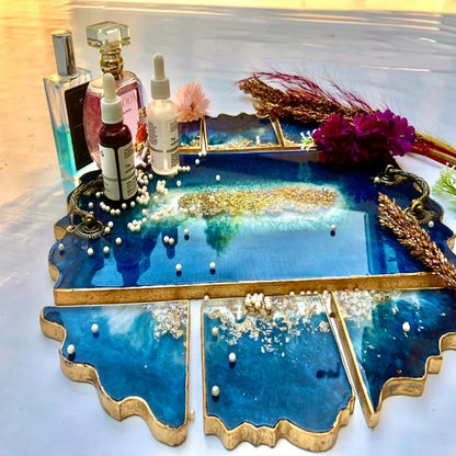 Resin Serving Tray Set
