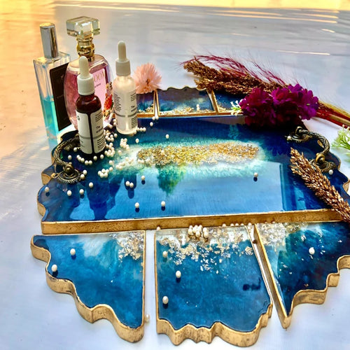 Resin Serving Tray Set